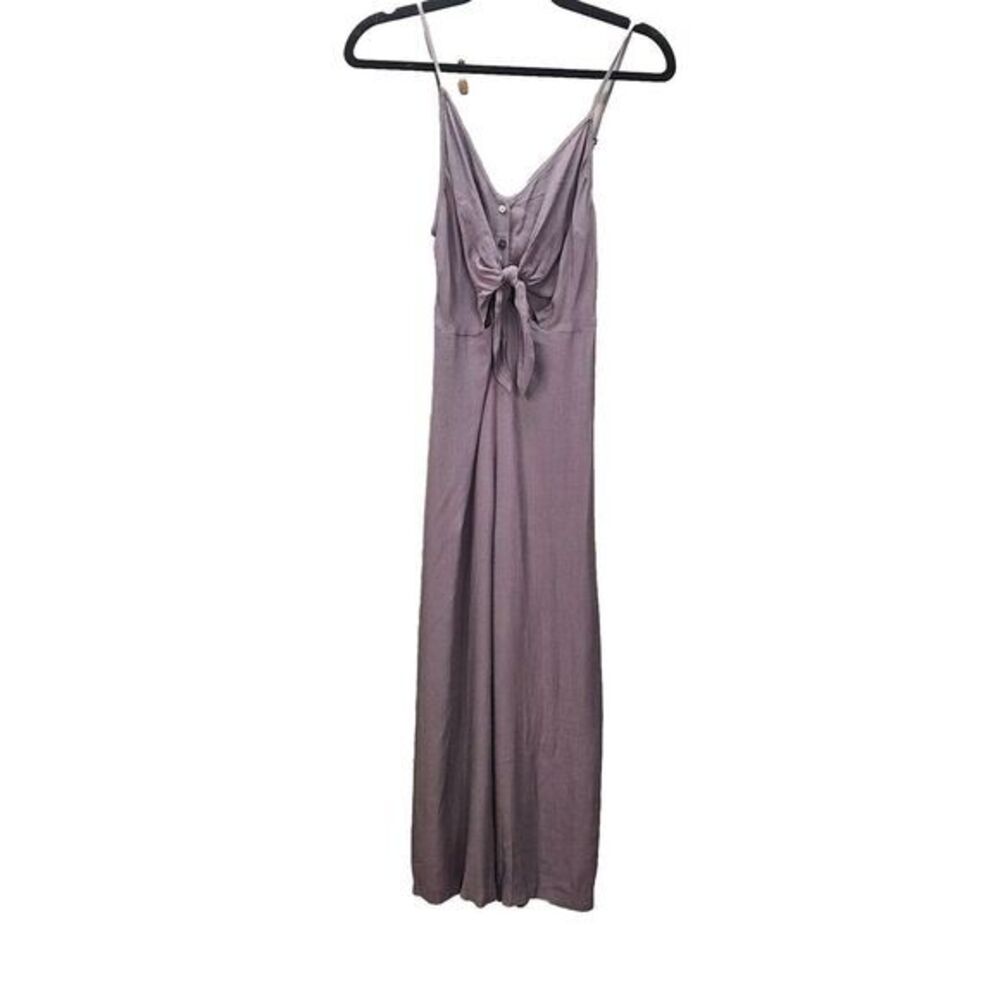 NEW By Together Jumpsuit Woman's Size Medium Slate Gray Wide-Leg Strapless